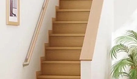 階段への手すり
